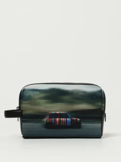 Beauty case Pixelated Mini Paul Smith in pelle stampata