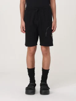 Bermuda cargo in pile di cotone tinto in capo Stone Island