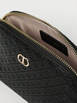 Beuty case Twinset in pelle sintetica goffrata