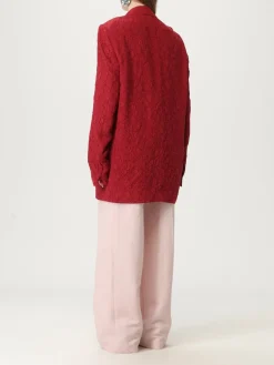 Blazer a doppiopetto in misto seta Dries Van Noten