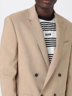 Blazer a doppiopetto MSGM in viscosa