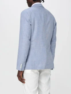 Blazer a monopetto Boss in misto lino