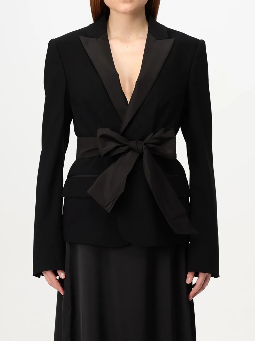 Blazer a monopetto con fiocco Dsquared2