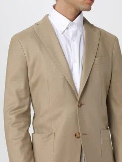 Blazer a monopetto in cotone Boglioli