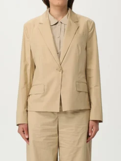 Blazer a monopetto in cotone Boss