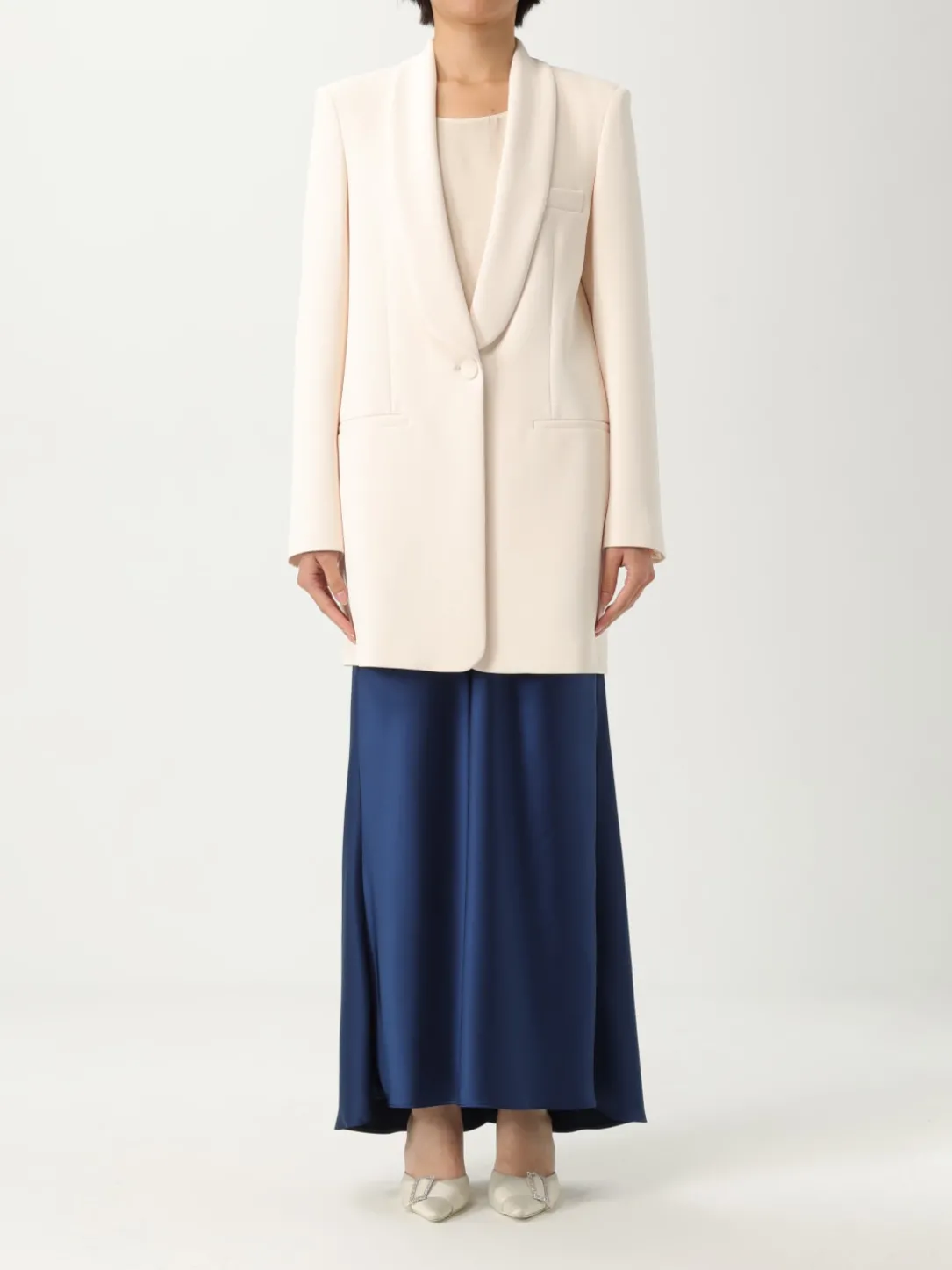 Blazer a monopetto Liu Jo lungo