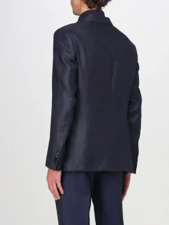 Blazer a monopetto Zegna in misto lana