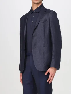 Blazer a monopetto Zegna in misto lana