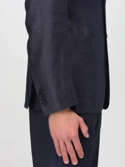 Blazer a monopetto Zegna in misto lana