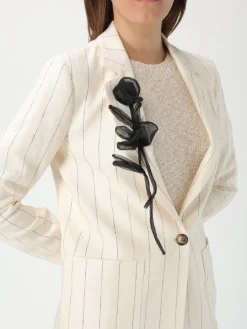 Blazer Annarita N in cotone a righe