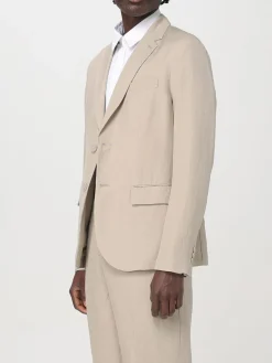 Blazer Armani Exchange in lino e viscosa