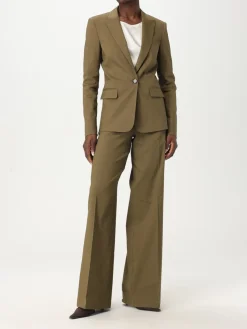 Blazer classico Pinko in lino e viscosa