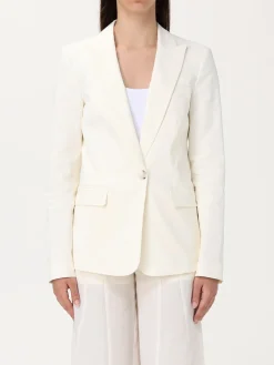 Blazer classico Pinko in lino e viscosa