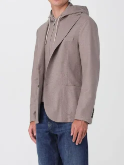 Blazer con cappuccio Eleventy in misto lana