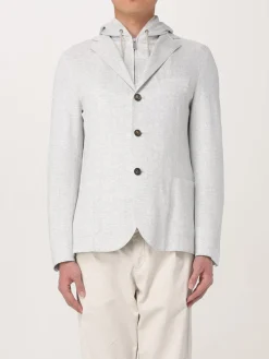 Blazer con cappuccio Eleventy in misto viscosa