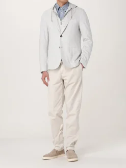 Blazer con cappuccio Eleventy in misto viscosa