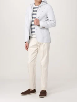 Blazer con cappuccio Eleventy in misto cotone