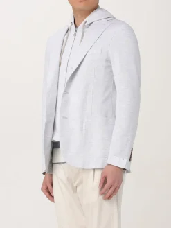 Blazer con cappuccio Eleventy in misto cotone