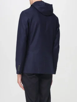 Blazer con cappuccio Eleventy in misto lana