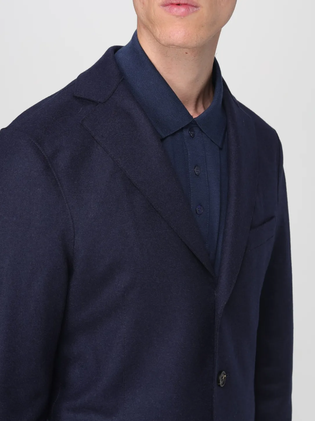 Blazer con cappuccio Eleventy in misto lana