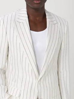 Blazer Dolce & Gabbana in misto lana a righe