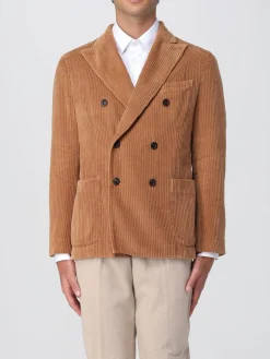 Blazer doppiopetto Boglioli in velluto a costine