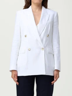 Blazer doppiopetto Boss in misto viscosa