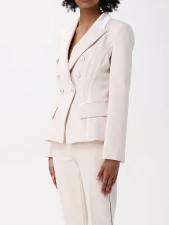 Blazer doppiopetto Elisabetta Franchi in crêpe
