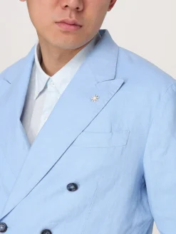 Blazer doppiopetto Manuel Ritz in lino