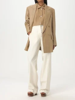 Blazer doppiopetto Max Mara in misto lino