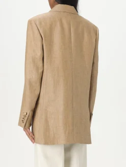 Blazer doppiopetto Max Mara in misto lino