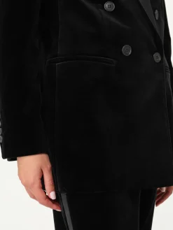 Blazer doppiopetto Max Mara in velluto