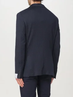 Blazer doppiopetto Paolo Pecora in misto cotone