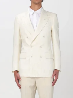 Blazer doppiopetto Tom Ford in misto lana e seta