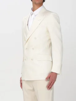 Blazer doppiopetto Tom Ford in misto lana e seta