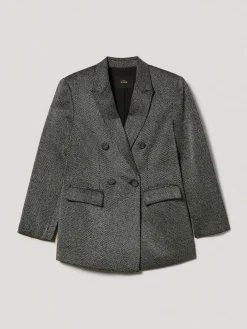 Blazer doppiopetto Twinset in crêpe