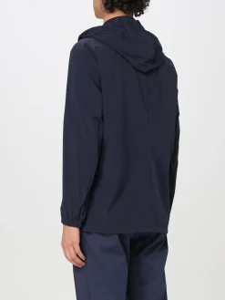 Blazer Emporio Armani in tessuto tecnico con cappuccio