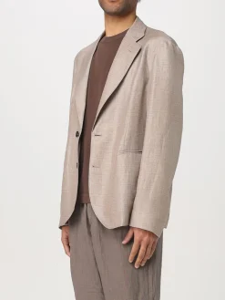 Blazer Emporio Armani in misto lana vergine