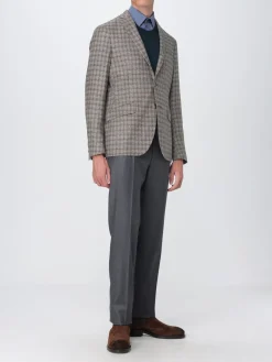 Blazer Etro in misto lana check