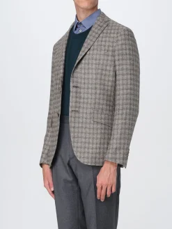 Blazer Etro in misto lana check