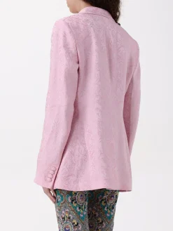 Blazer Etro in viscosa e seta con stampa Paisley