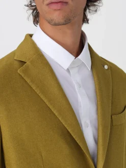 Blazer Luigi Bianchi in misto lana e cashmere