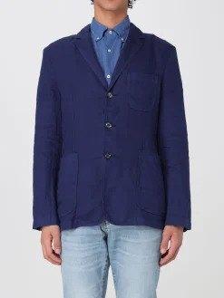 Blazer monopetto Aspesi in lino