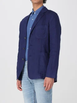 Blazer monopetto Aspesi in lino