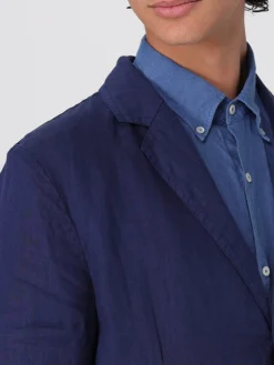 Blazer monopetto Aspesi in lino