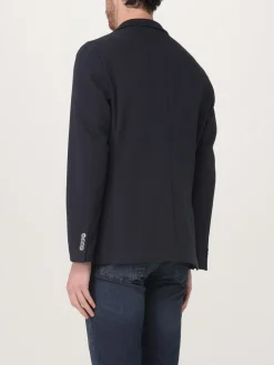 Blazer monopetto Boss in twill