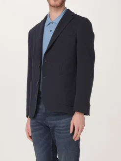 Blazer monopetto Boss in twill