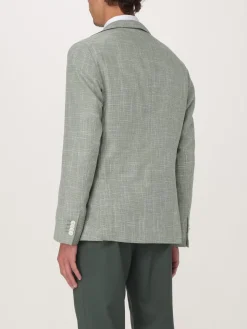 Blazer monopetto Boss in misto lana