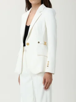 Blazer monopetto Elisabetta Franchi in crêpe