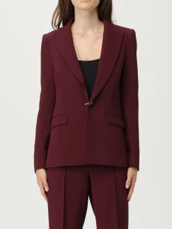 Blazer monopetto Twinset in crêpe